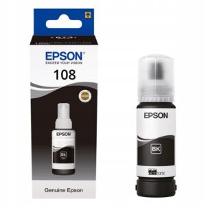 EPSON 108 ORIGINAL INK BOTTLE BLACK 70ML
