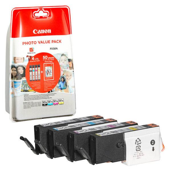 CANON CLI581VXL ORIGINAL MULTIPACK 4 inks