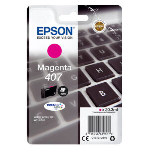 EPSON 407 ORIGINAL MAGENTA INK