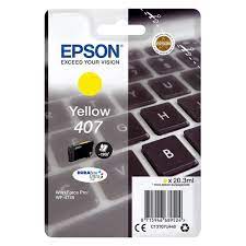 EPSON 407 ORIGINAL YELLOW INK