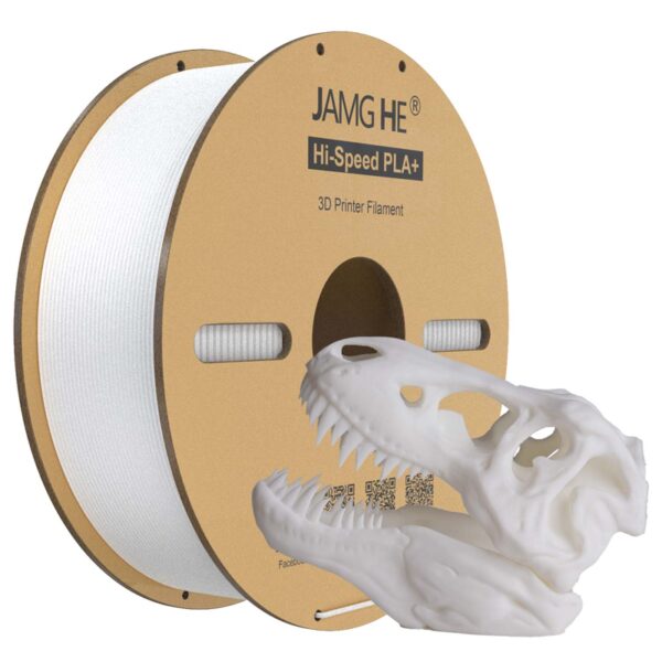 PLA+ JAMGHE WHITE HIGH SPEED FILAMENT  1KG