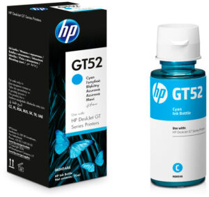 HP GT52 ORIGINAL CYAN INK BOTTLE