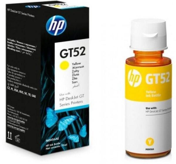 HP GT52 ORIGINAL YELLOW INK BOTTLE