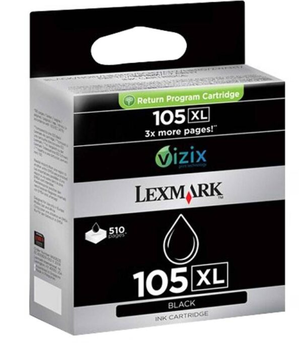 LEXMARK 105 XL ORIGINAL BLACK INK