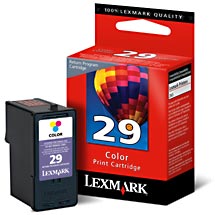 LEXMARK 29 ORIGINAL COLOUR INK