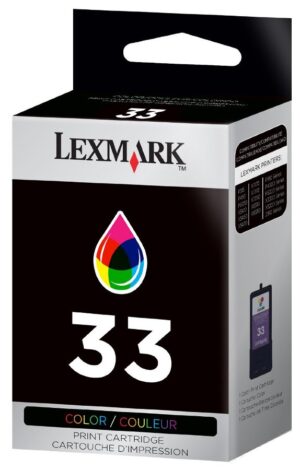 LEXMARK 33 ORIGINAL COLOUR INK