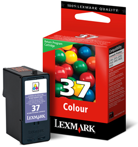 LEXMARK 37 ORIGINAL COLOUR INK