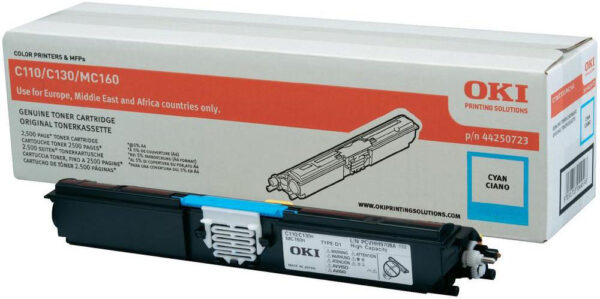 OKI C110/C130/MC160 ORIGINAL CYAN TONER