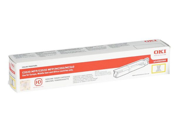 OKI C3520 ORIGINAL TONER YELLOW