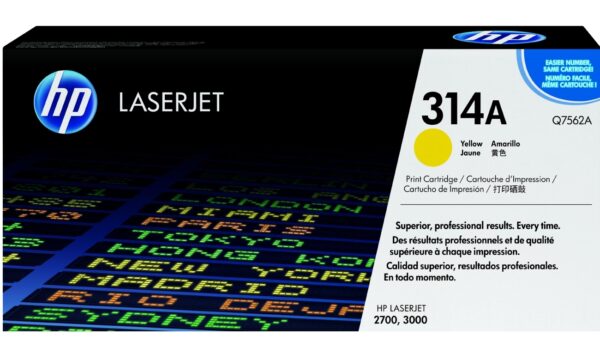 HP Q7562A ORIGINAL TONER YELLOW