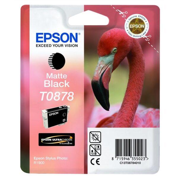 EPSON T0878 ORIGINAL MATTE BLACK INK