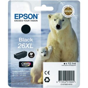 EPSON T26XL T2621 ORIGINAL XL BLACK INK