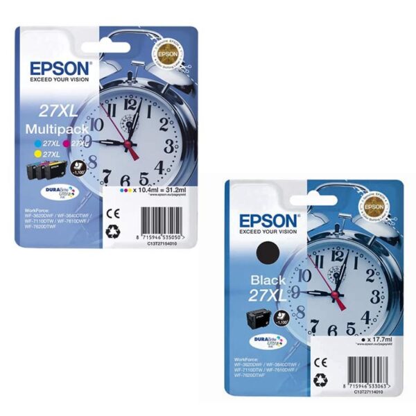 EPSON T27XL ORIGINAL SET OF 4 INKS