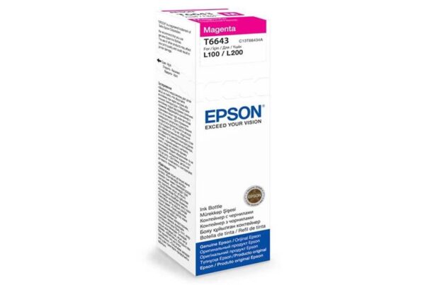 EPSON T6643 ORIGINAL MAGENTA INK