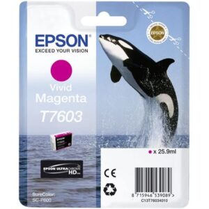 EPSON T7603 ORIGINAL VIVID MAGENTA INK
