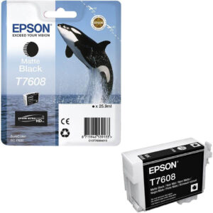 EPSON T7608 ORIGINAL MATTE BLACK INK