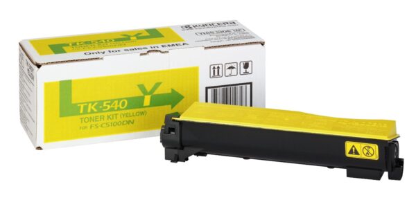 KYOCERA TK 540 ORIGINAL TONER YELLOW FS-C5100
