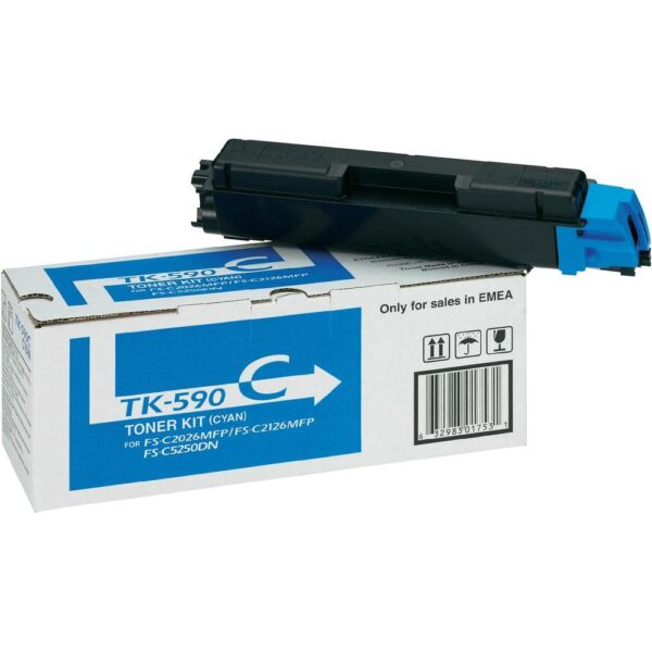 KYOCERA TK 590 ORIGINAL TONER CYAN FS-C2126