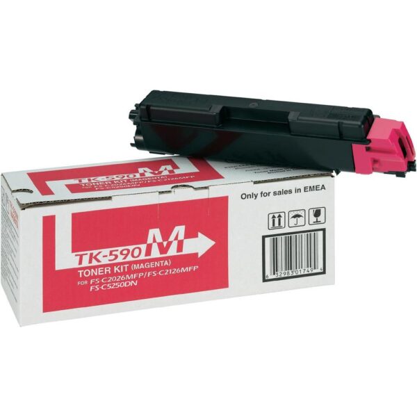 KYOCERA TK 590 ORIGINAL TONER MAGENTA FS-C2126