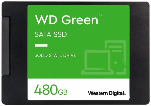 WESTERN DIGITAL SSD 480GB 3D HDD GREEN