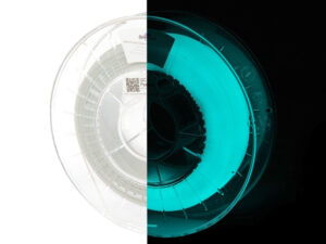 PLA GLOW in the DARK BLUE SPECTRUM FILAMENT 1.75mm 0.5KG