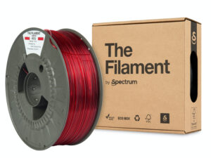 PETG TRANSPARENT RED The Filament 1.75mm 1KG