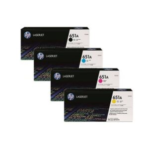 HP ENTERPRISE 651A ORIGINAL SET OF 4 TONER