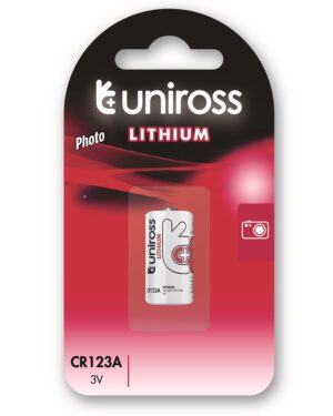Uniross Lithium CR123A 3V Battery (1pc)