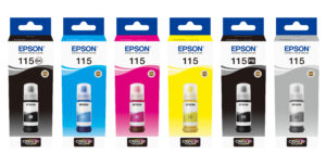 EPSON 115 ORIGINAL INKS SET OF 6 70ML EACH