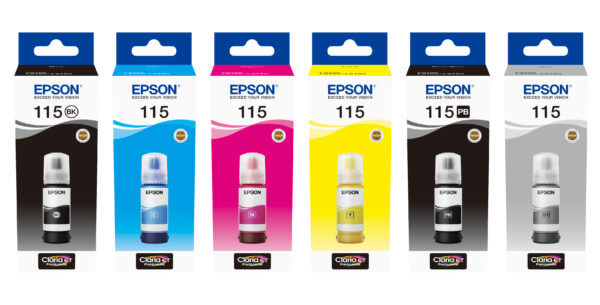 EPSON 115 ORIGINAL INKS SET OF 6 70ML EACH