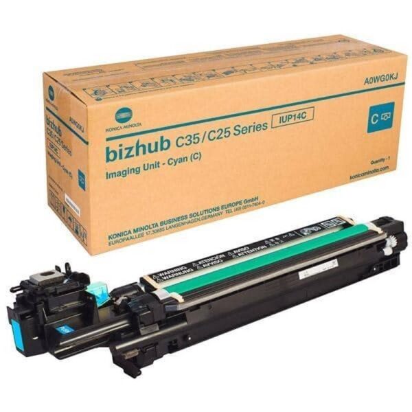 KONICA MINOLTA ORIGINAL IUP-14C DRUM TONER CYAN BIZHUB C35/35P