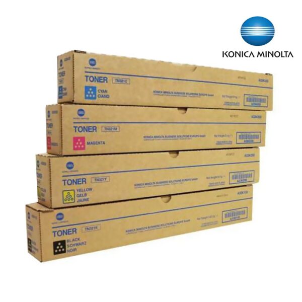 KONICA/MINOLTA TN324 ORIGINAL TONERS SET OF 4