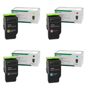 LEXMARK C242X ORIGINAL H/Y TONER SET OF 4