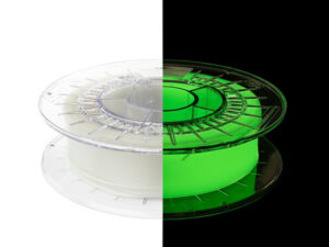 PLA GLOW in the DARK YELLOW-GREEN SPECTRUM FILAMENT 1.75mm 0.5KG