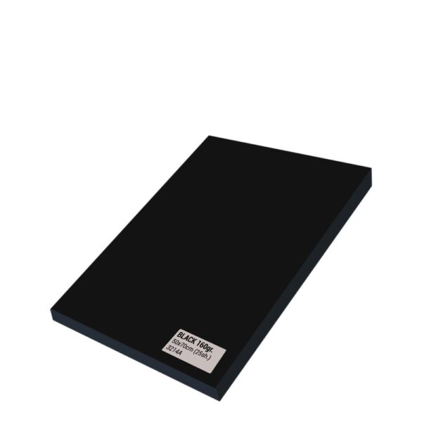 Black Paper 160gr (50x70) 25sh.